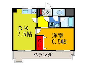 間取図 ＳＩハイツ大阪Ⅱ