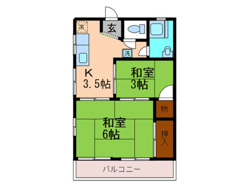 間取図 メゾン夕陽丘