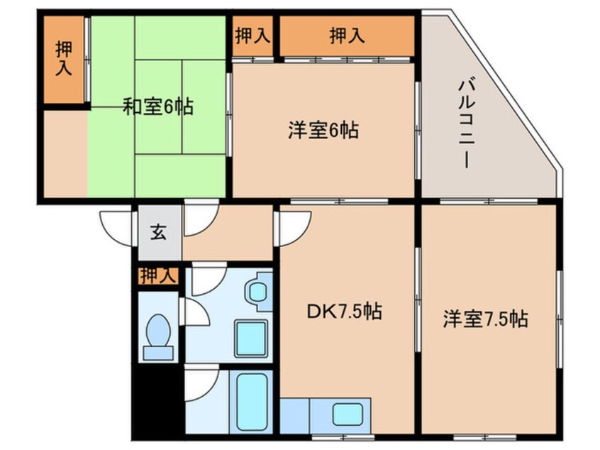 間取図 ロ－レルハイム