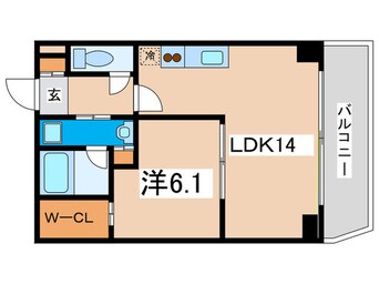 間取図 ジョイ・コ－ト家七Ｄ棟