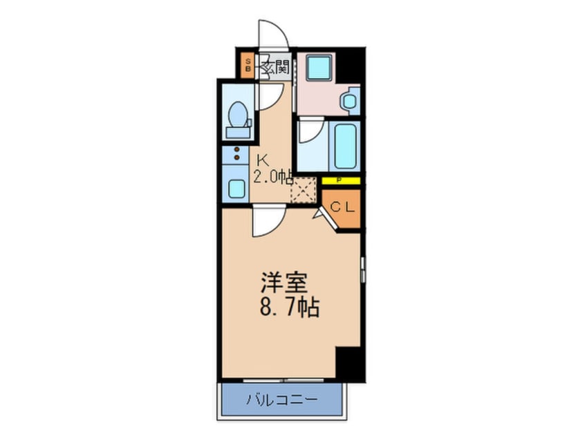 間取図 メルシー・ティー