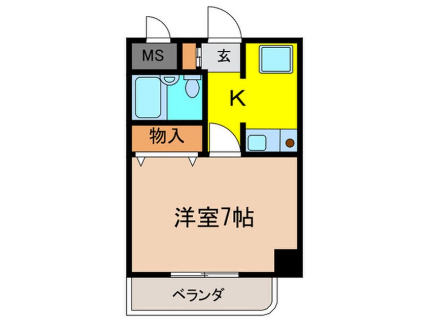 間取図 コ－ポラスユニ