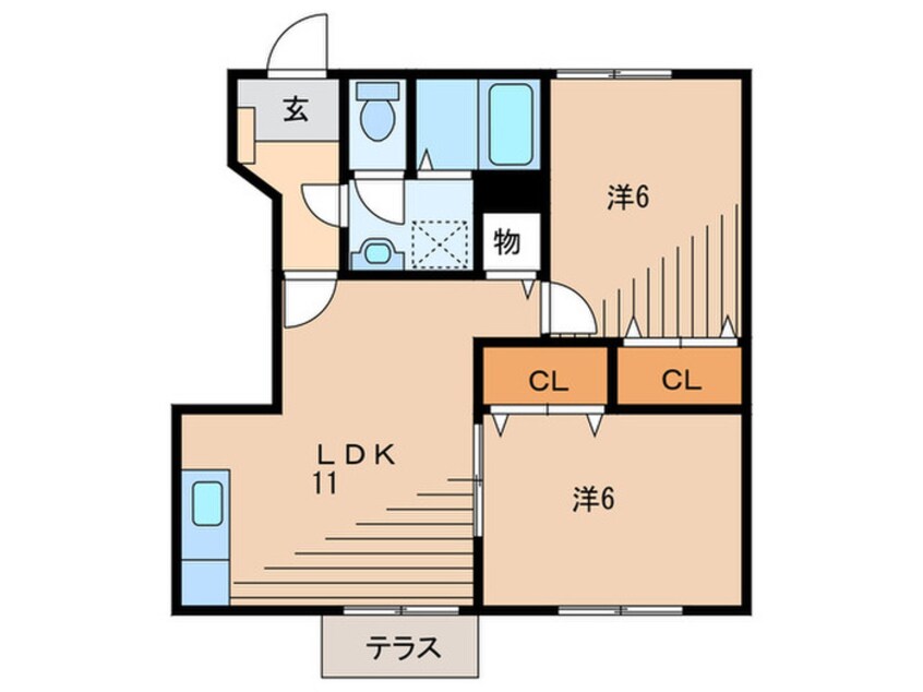 間取図 コートヤードⅡ