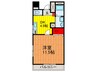 フェリ－チェ古川橋 1DKの間取り