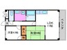 フォレ･クレール 2LDKの間取り