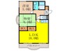 レジデンス五月ヶ丘 2LDKの間取り