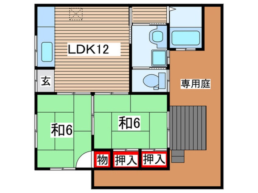 間取図 ハイツ篠