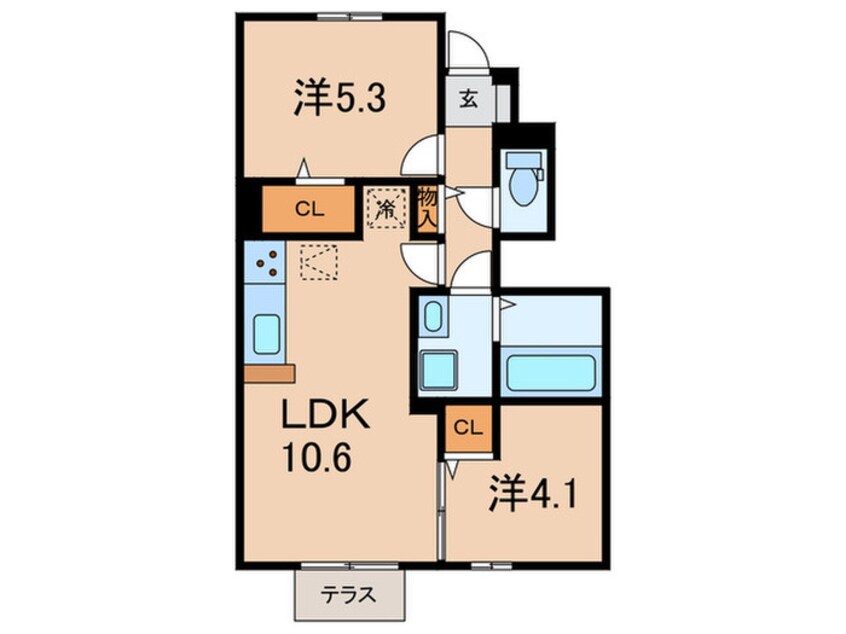 間取図 リコルド住吉