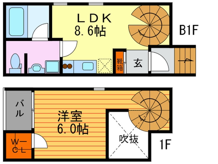 間取り図 ベル・アスティ－レ