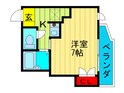 ラトゥ－ル守口　2番館の間取図