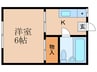 コムホート２７ 1Kの間取り