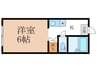 コムホート２７ 1Kの間取り