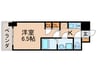 Ｌａ・Ｌｉｂｅｒｔａ長居公園 1Kの間取り