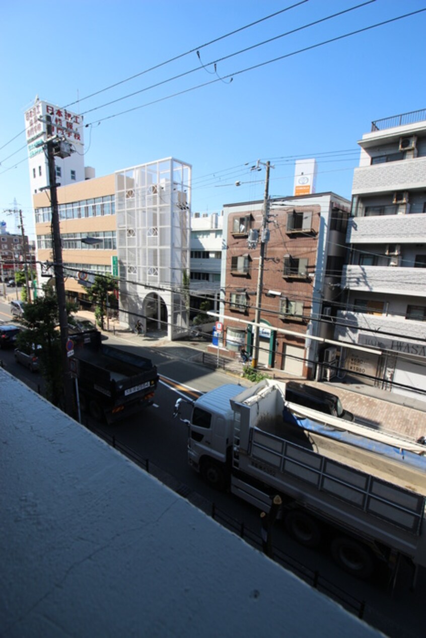 室内からの展望 上新庄ｸﾞﾗﾝﾄﾞﾊｲﾂ北