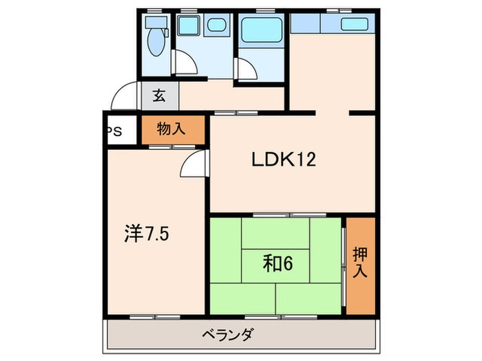 間取り図 ネクスプロス壱番館(東)
