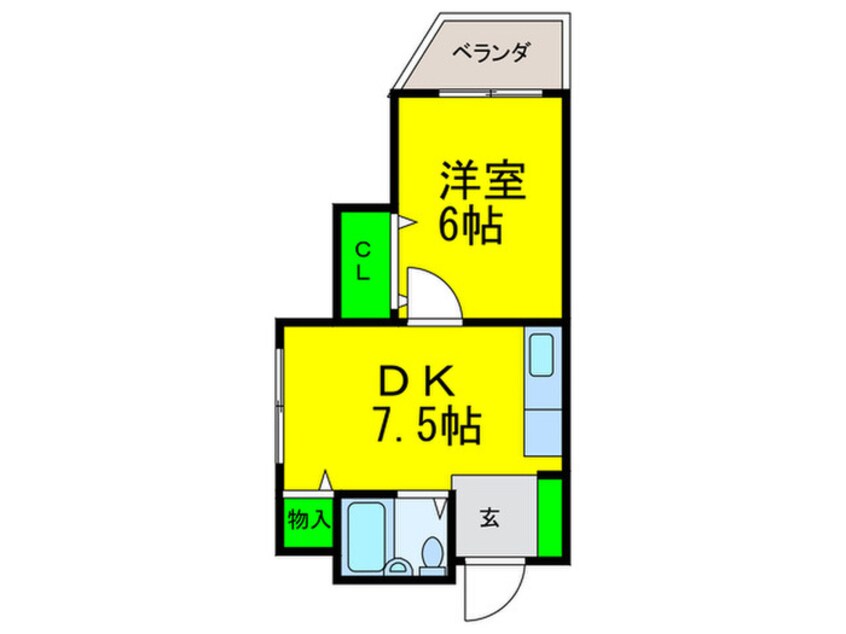 間取図 ファミール榊原