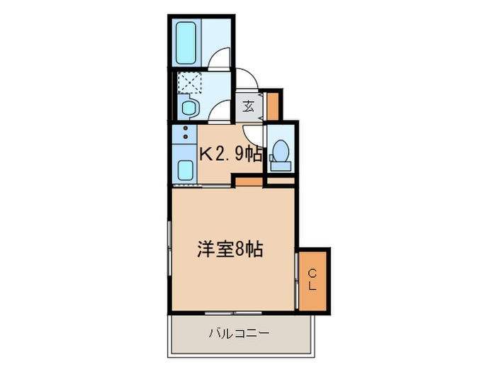 間取り図 プレジール東難波