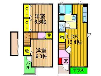 間取図 ラフィネ六番館