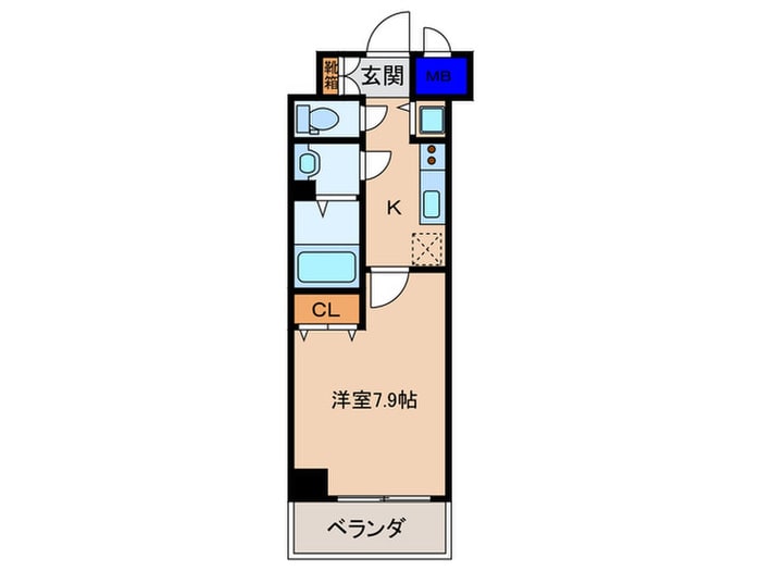 間取り図 アスヴェル京都東寺前(509)