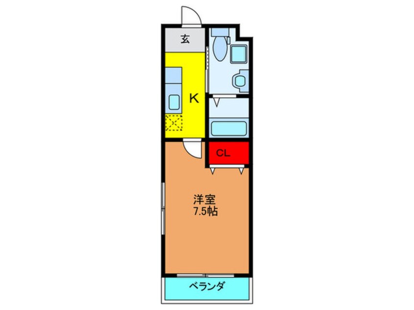 間取図 シャルム千林