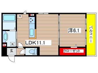 間取図 メゾンドアジュール