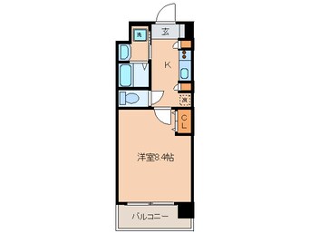 間取図 エイペックス京都室町（５０２）
