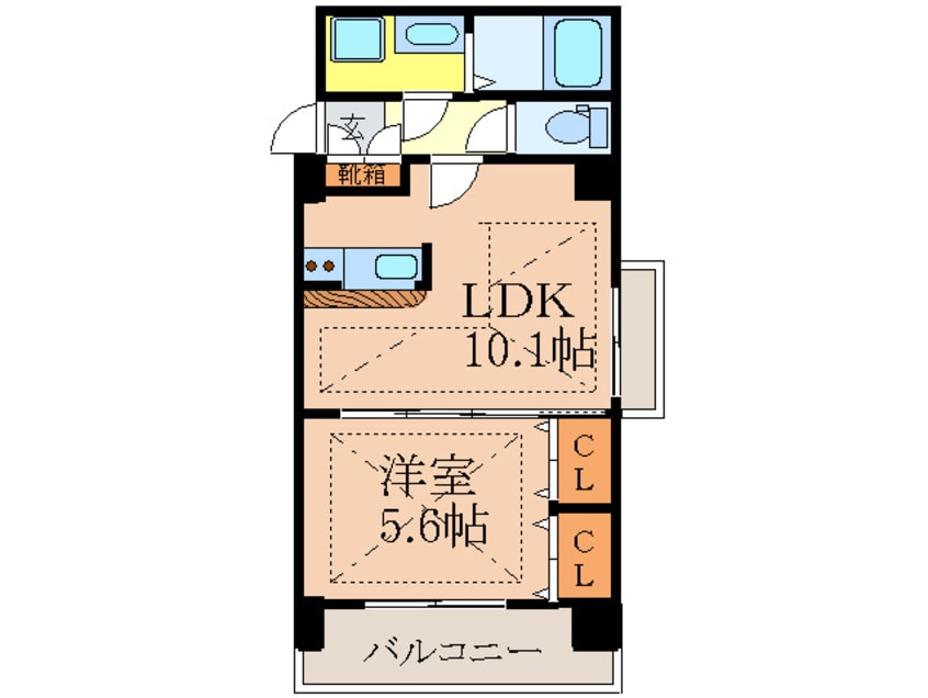 間取図 ノルデンハイム江坂Ⅱ