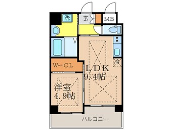 間取図 ノルデンハイム江坂Ⅱ