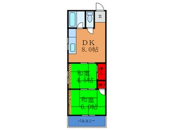 間取図 ファミリオハマ