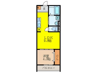 間取図 フォルテ大今里