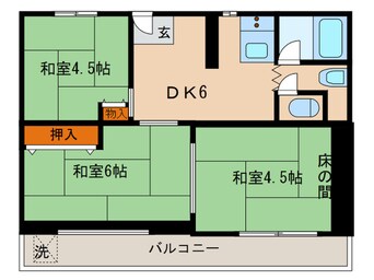 間取図 王居殿公社ビル(357)