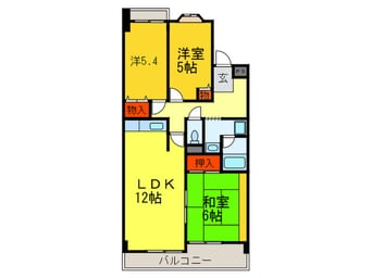 間取図 アンリハイツ