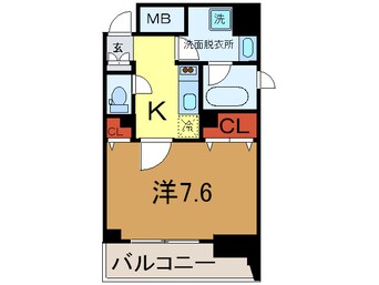 間取図 レジディア神戸元町