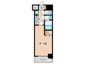 間取図 パ－クハイツさくら日根野駅前