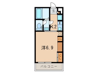 間取図 コンフォート南塚口町