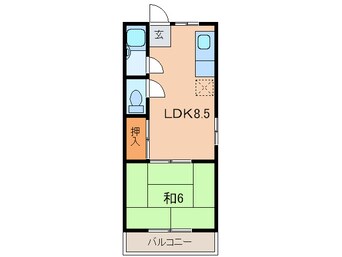 間取図 有長ハイツ