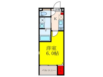 間取図 ハーモニーテラス江坂
