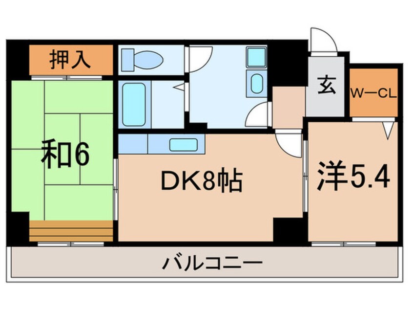 間取図 上沢壱番館