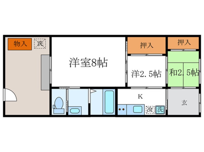 間取図 ダイヤイン出町柳