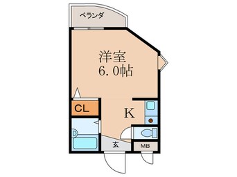 間取図 クレセント都島