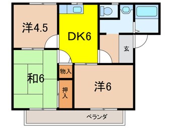 間取図 グランメールⅡ