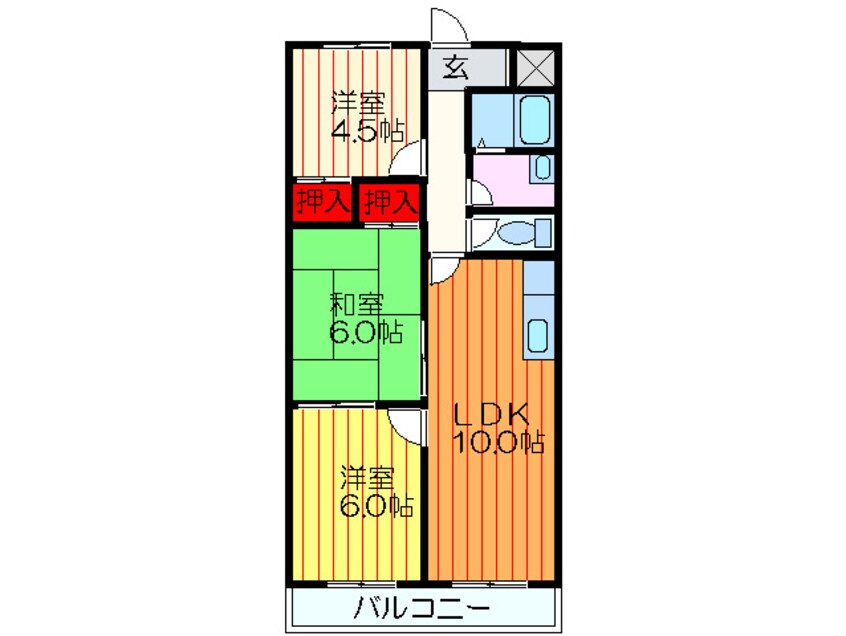 間取図 ホ－プマンション１