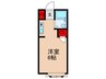 ウッドストックマンション 1Rの間取り