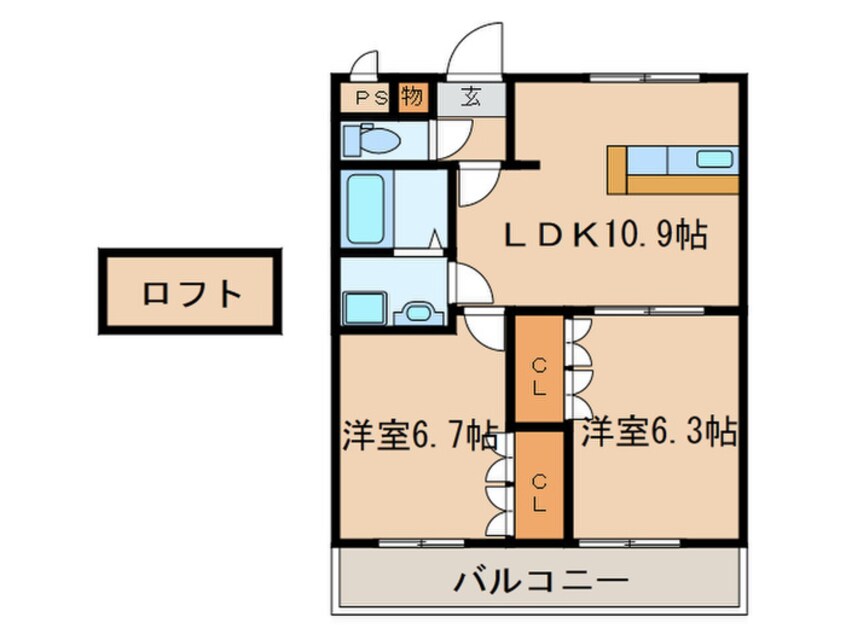 間取図 リオグランデ