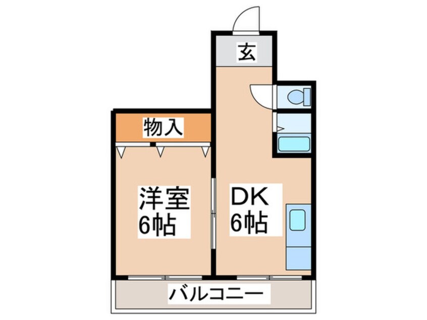 間取図 田伏マンション