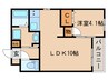 カサベルデ桂川 1LDKの間取り