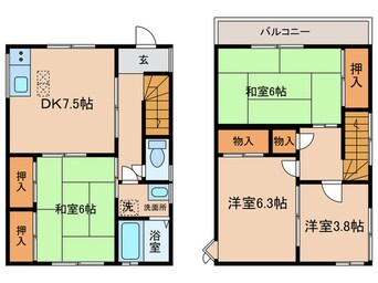 間取図 千種４丁目戸建