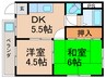 グリ－ンコ－ポラス若松Ｂ(102) 2DKの間取り