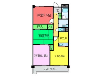 間取図 グランドゥ－ル光明池