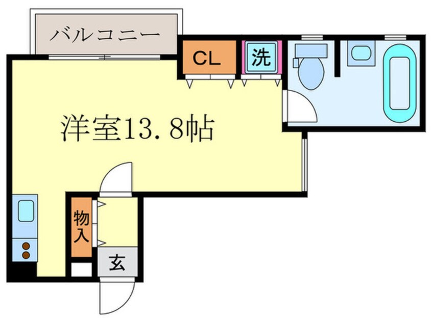 間取図 コスモスコ－トＡＲＡＫＩ